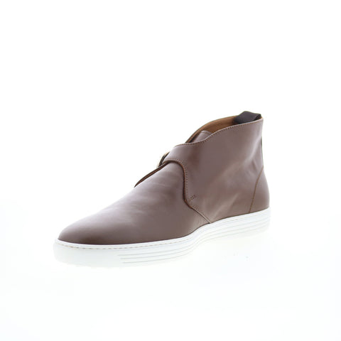 Pastori by Di Bianco Ritan Mens Brown Leather Lifestyle Sneakers Shoes