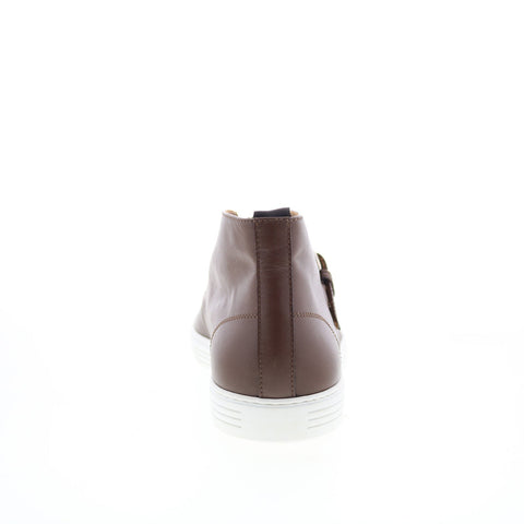 Pastori by Di Bianco Ritan Mens Brown Leather Lifestyle Sneakers Shoes