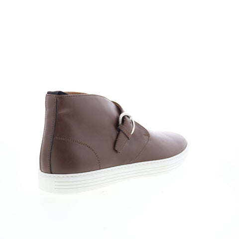 Pastori by Di Bianco Ritan Mens Brown Leather Lifestyle Sneakers Shoes