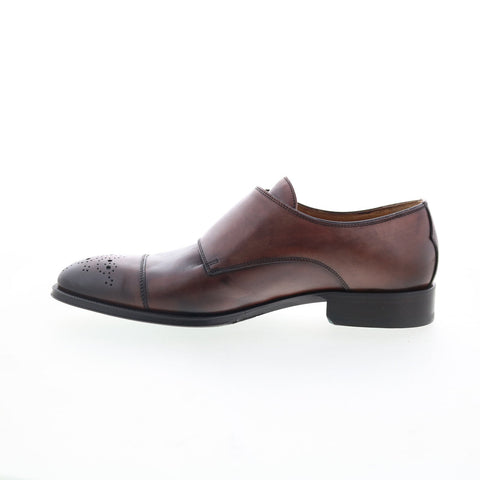 Pastori by Di Bianco Romulus Mens Brown Loafers & Slip Ons Casual Shoes