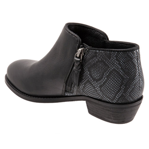 Softwalk Rocklin S1457-021 Womens Black Extra Wide Ankle & Booties Boots