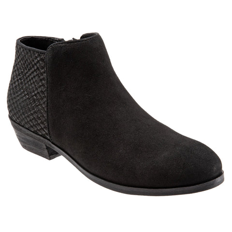 Softwalk Rocklin S1457-030 Womens Black Extra Wide Ankle & Booties Boots