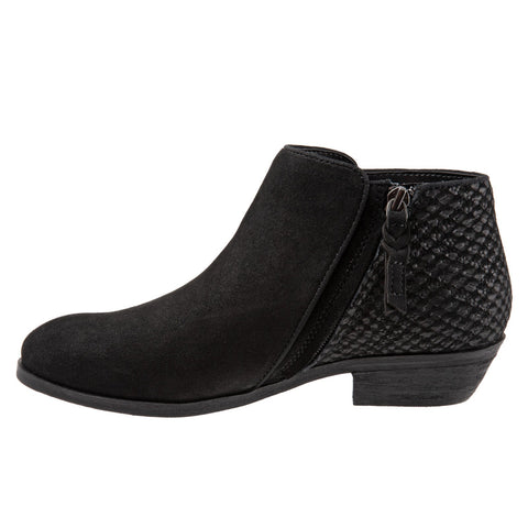 Softwalk Rocklin S1457-030 Womens Black Extra Wide Ankle & Booties Boots