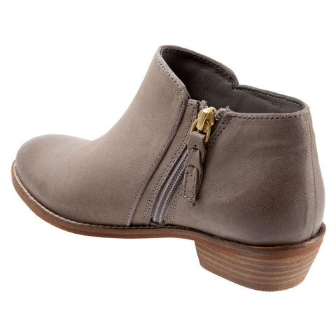 Softwalk Rocklin S1457-050 Womens Gray Extra Wide Ankle & Booties Boots