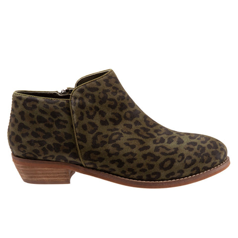 Softwalk Rocklin S1457-317 Womens Green Extra Wide Ankle & Booties Boots