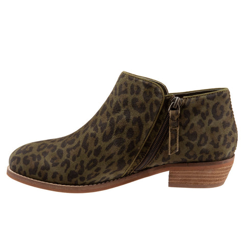 Softwalk Rocklin S1457-317 Womens Green Extra Wide Ankle & Booties Boots