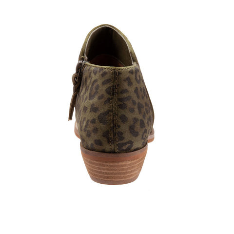 Softwalk Rocklin S1457-317 Womens Green Extra Wide Ankle & Booties Boots
