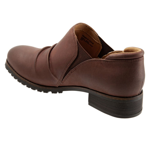 Softwalk Mara S1956-235 Womens Brown Narrow Leather Ankle & Booties Boots