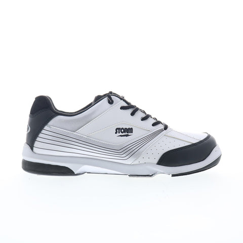 Dexter S200 S200-1 Mens White Synthetic Lace Up Athletic Bowling Shoes