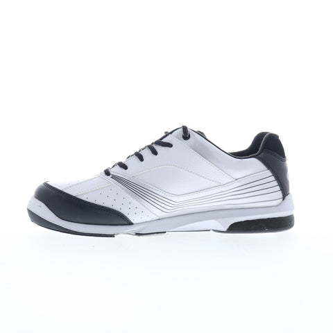 Dexter S200 S200-1 Mens White Synthetic Lace Up Athletic Bowling Shoes