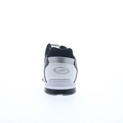 Dexter S200-4 Mens White Leather Lace Up Athletic Bowling Shoes