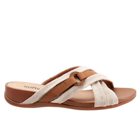 Softwalk Taza S2007-269 Womens Brown Extra Wide Slides Sandals Shoes