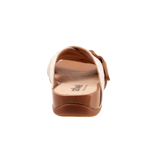 Softwalk Taza S2007-269 Womens Brown Extra Wide Slides Sandals Shoes