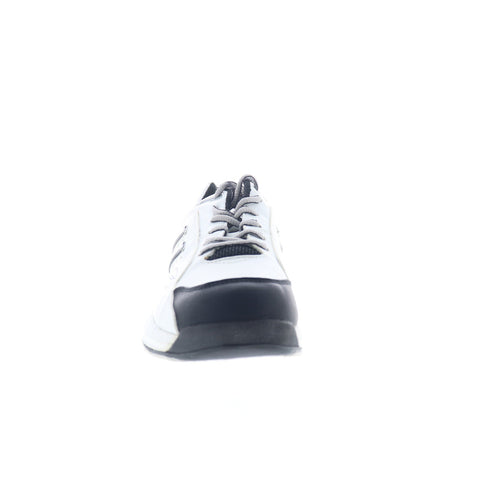 Dexter Bolt S203-9 Mens White Leather Lace Up Athletic Bowling Shoes