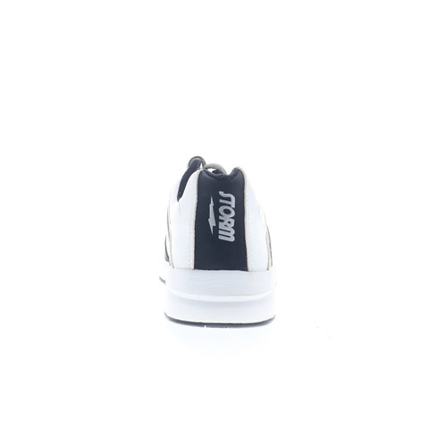 Dexter Bolt S203-9 Mens White Leather Lace Up Athletic Bowling Shoes