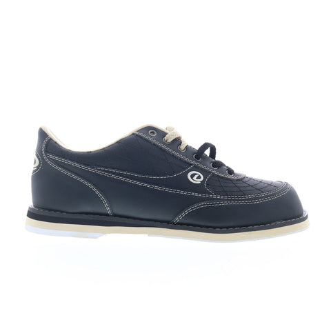 Storm S203-9 Mens Black Leather Lace Up Athletic Bowling Shoes