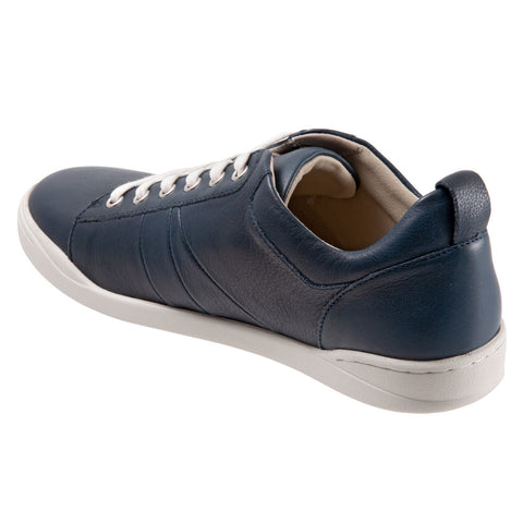 SoftWalk Athens S2051-400 Womens Blue Leather Lifestyle Sneakers Shoes