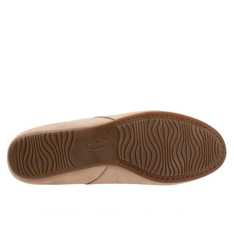 Softwalk Sandy S2119-069 Womens Beige Extra Wide Slingback Flats Shoes