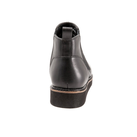 SoftWalk Wildwood S2164-001 Womens Black Leather Slip On Chelsea Boots