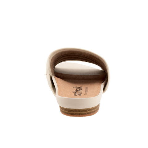 Softwalk Camano S2205-131 Womens Beige Wide Leather Slides Sandals Shoes