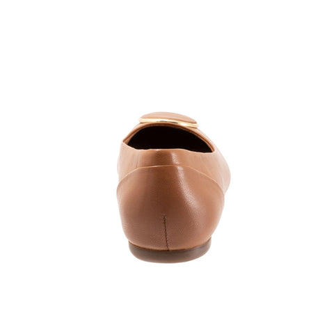 Softwalk Sonoma Halo S2257-253 Womens Brown Extra Wide Ballet Flats Shoes