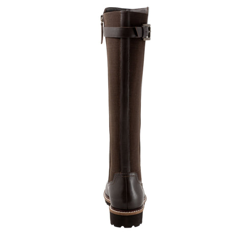 Softwalk Inara S2265-200 Womens Brown Leather Zipper Knee High Boots