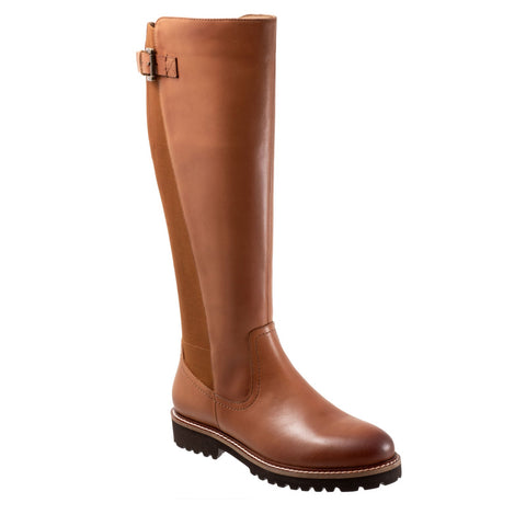 Softwalk Inara S2265-215 Womens Brown Wide Leather Knee High Boots