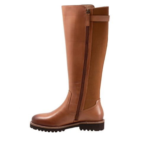 Softwalk Inara S2265-215 Womens Brown Wide Leather Knee High Boots