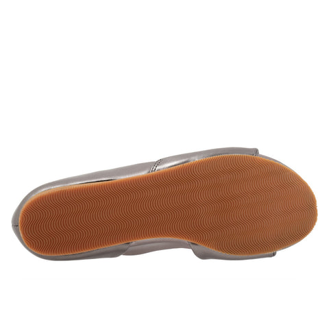 Softwalk Cypress S2307-043 Womens Gray Leather Slip On Loafer Flats Shoes