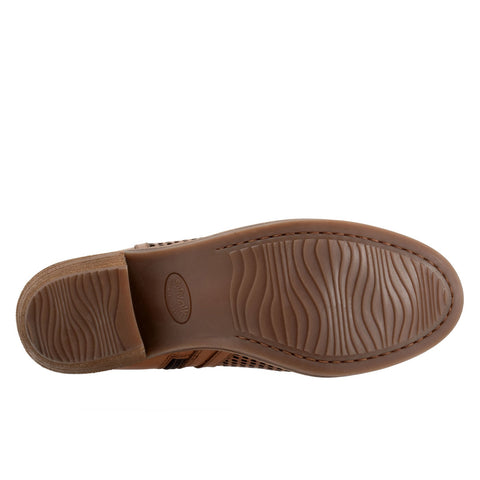 Softwalk Rimini Perf S2315-215 Womens Brown Wide Ankle & Booties Boots