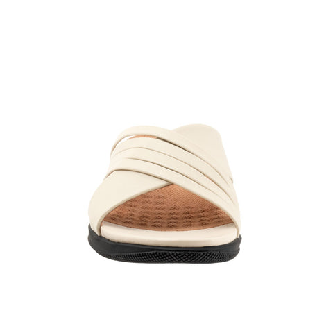 Softwalk Tillman 5.0 S2321-108 Womens Beige Extra Wide Slides Sandals Shoes