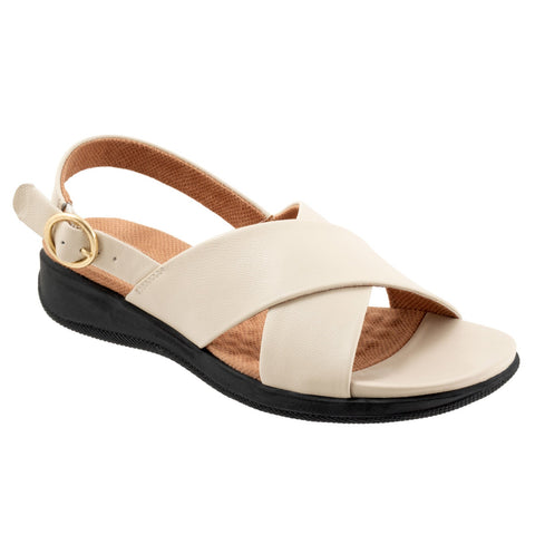 Softwalk Tillman Sling S2417-108 Womens Beige Slingback Sandals Shoes