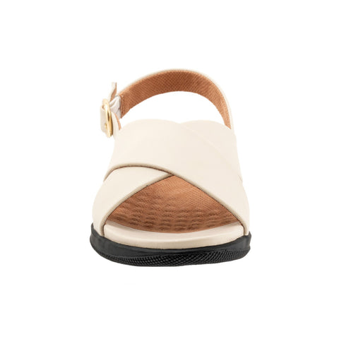 Softwalk Tillman Sling S2417-108 Womens Beige Narrow Slingback Sandals Shoes