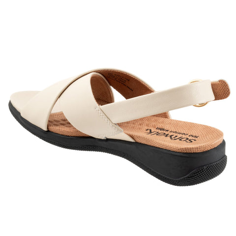 Softwalk Tillman Sling S2417-108 Womens Beige Slingback Sandals Shoes