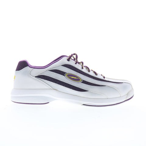 Storm Electra S503-3 Mens White Synthetic Lace Up Athletic Bowling Shoes