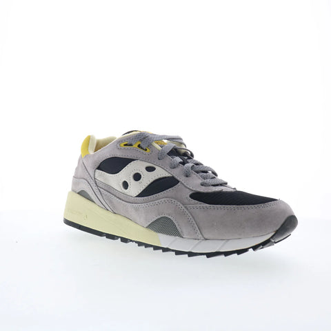 Saucony Shadow 6000 S70441-21 Mens Gray Suede Lifestyle Sneakers Shoes