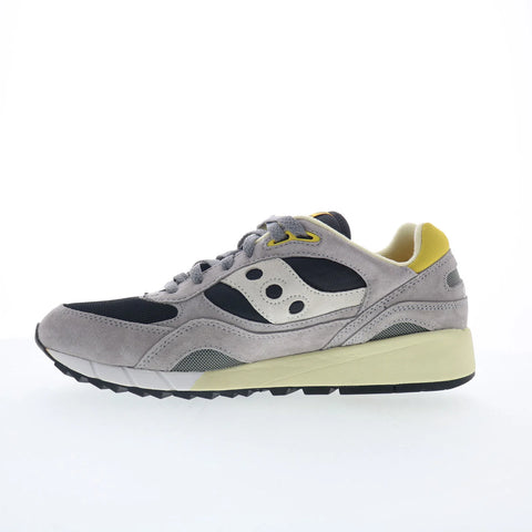 Saucony Shadow 6000 S70441-21 Mens Gray Suede Lifestyle Sneakers Shoes