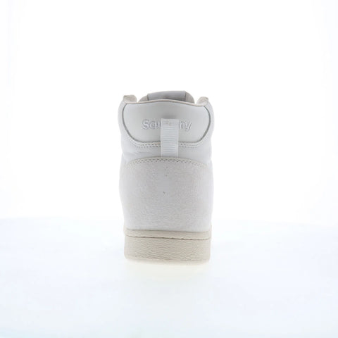 Saucony Jazz Court High Mens White Leather Lifestyle Sneakers Shoes