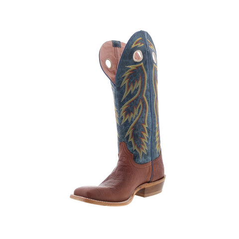 Tony Lama Merrit Buckaroo SA2004 Mens Blue Wide Leather Cowboy Western Boots