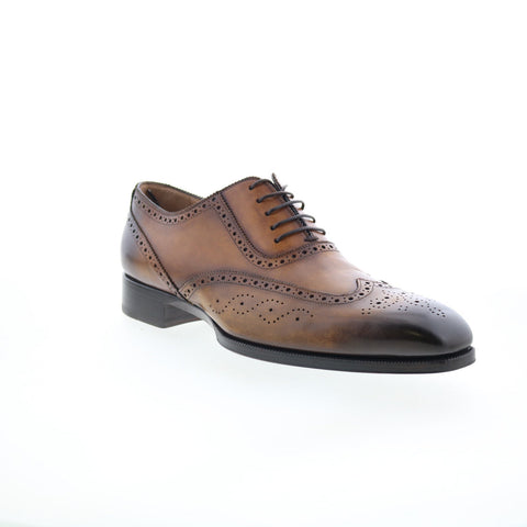 Di Bianco SB105 Mens Brown Oxfords & Lace Ups Wingtip & Brogue Shoes