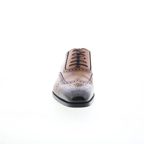 Di Bianco SB105 Mens Brown Oxfords & Lace Ups Wingtip & Brogue Shoes