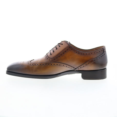 Di Bianco SB105 Mens Brown Oxfords & Lace Ups Wingtip & Brogue Shoes
