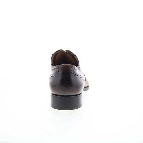 Di Bianco SB105 Mens Brown Oxfords & Lace Ups Wingtip & Brogue Shoes