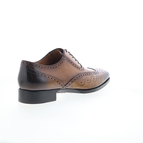 Di Bianco SB105 Mens Brown Oxfords & Lace Ups Wingtip & Brogue Shoes