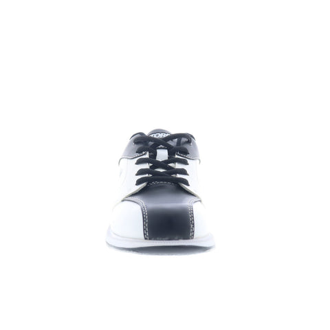 Dexter SB15001-4 Womens White Leather Lace Up Athletic Bowling Shoes