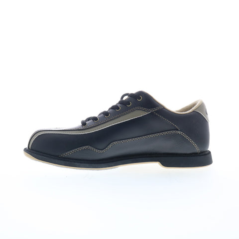 Dexter SB15002-2 Mens Black Leather Lace Up Athletic Bowling Shoes