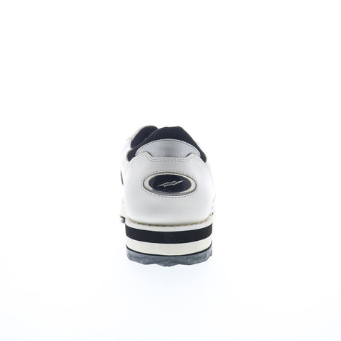 Storm SB15004-1 Womens White Leather Lace Up Athletic Bowling Shoes