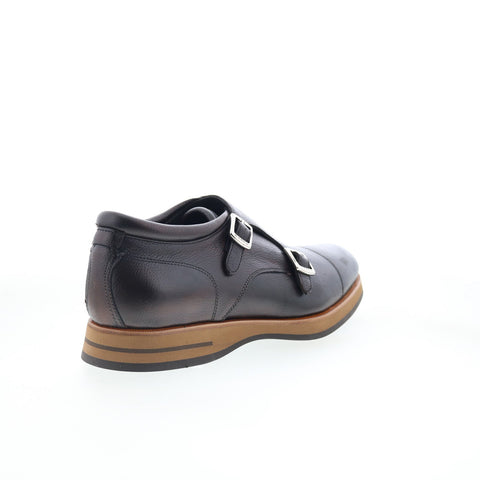 Di Bianco SB209 Mens Brown Leather Loafers & Slip Ons Casual Shoes