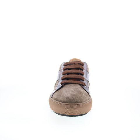 Di Bianco SB222 Mens Brown Suede Lace Up Lifestyle Sneakers Shoes