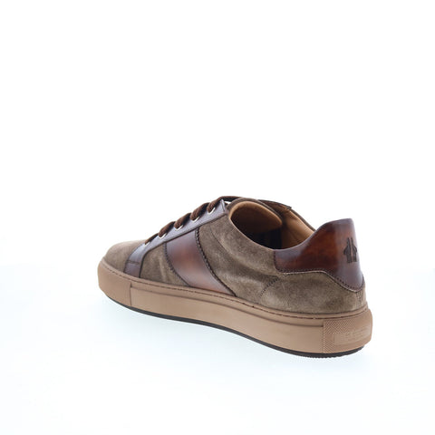 Di Bianco SB222 Mens Brown Suede Lace Up Lifestyle Sneakers Shoes